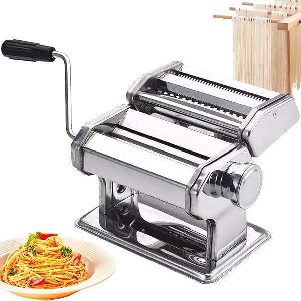 Máquina de Massa Fresca Marcato Atlas 150 (Feita em Itália — Aço Anodizado)