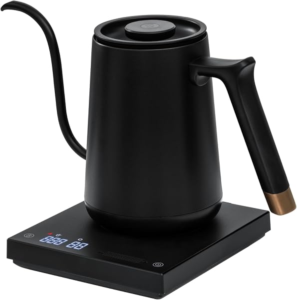 Chaleira Elétrica Gooseneck Fellow / Cecotec Barista com Controlo PID ao Grau