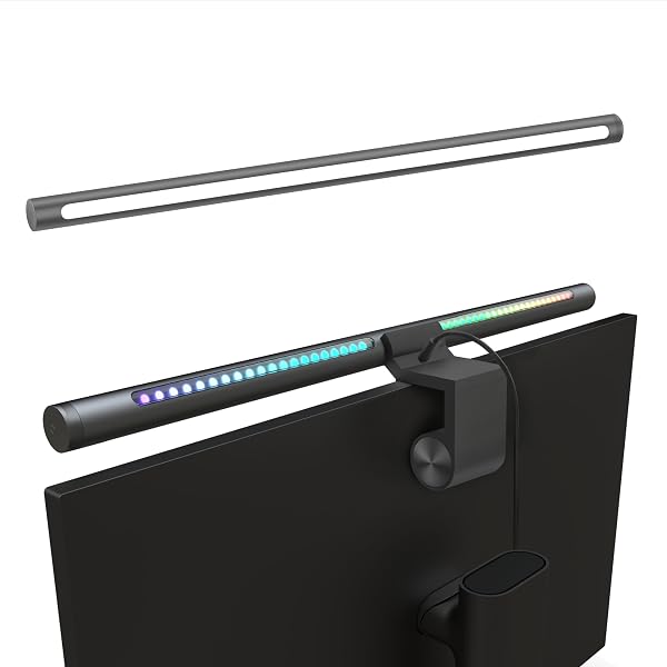 Barra de Luz Assimétrica Xiaomi / Baseus ScreenBar em Alumínio com Comando Sem Fios