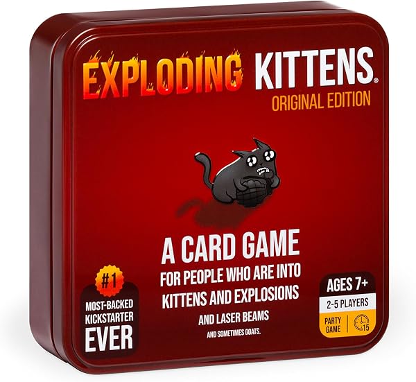 Jogo de Cartas Exploding Kittens (Edição Portuguesa — Roleta Russa Estratégica e Ilustrada)