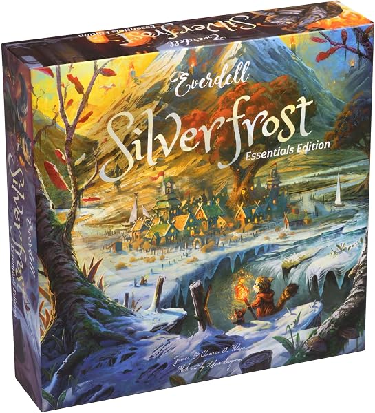 Jogo de Tabuleiro Everdell (A Cidade da Árvore Eterna — Tabuleiro 3D e Recursos em Relevo)