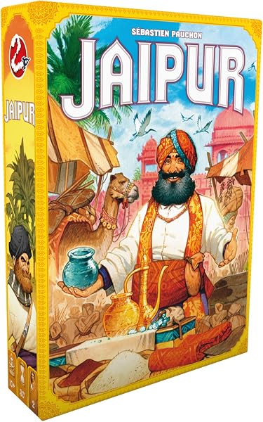 Jogo de TabuleiroJaipur (Mercadores do Marajá — Recomendado Spiel des Jahres p/ 2 Jogadores)